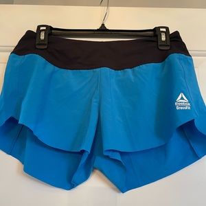 Turquoise Reebok CrossFit shorts